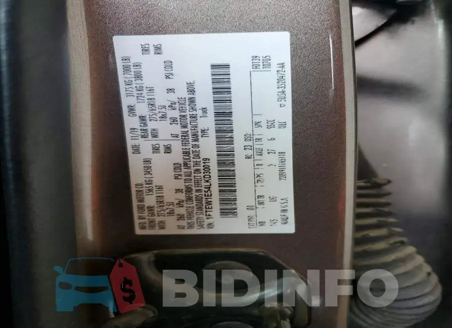 1FTEW1E54LKD30019 Photo# 12