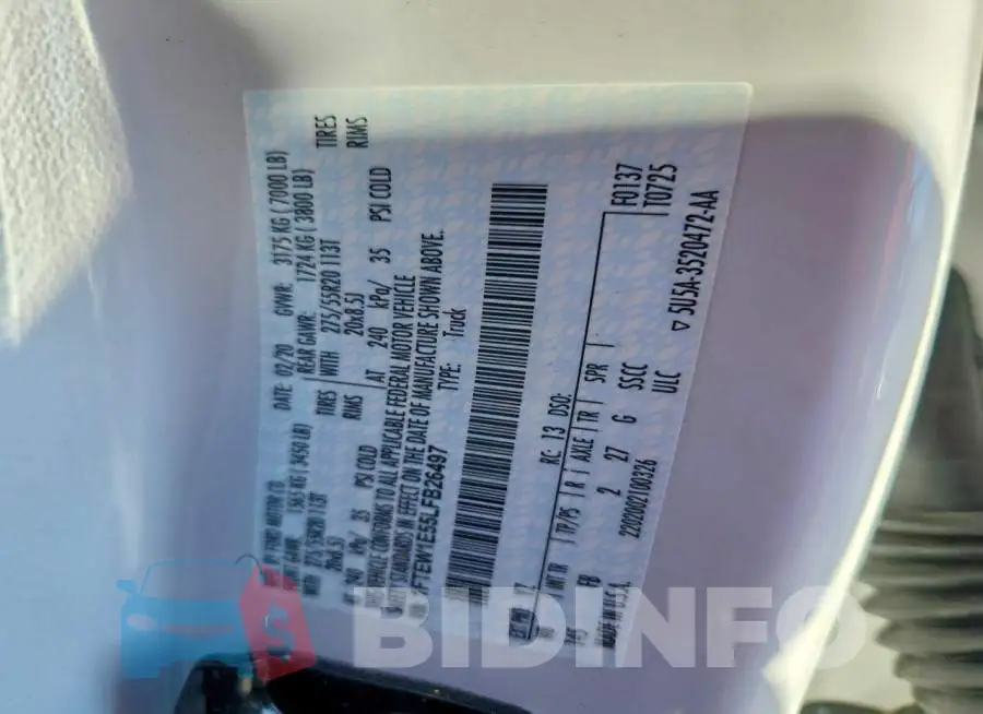 1FTEW1E55LFB26497 Photo# 12