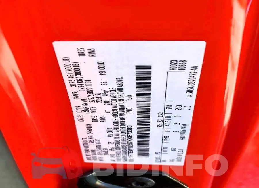 1FTEW1E57KKE73383 Photo# 12