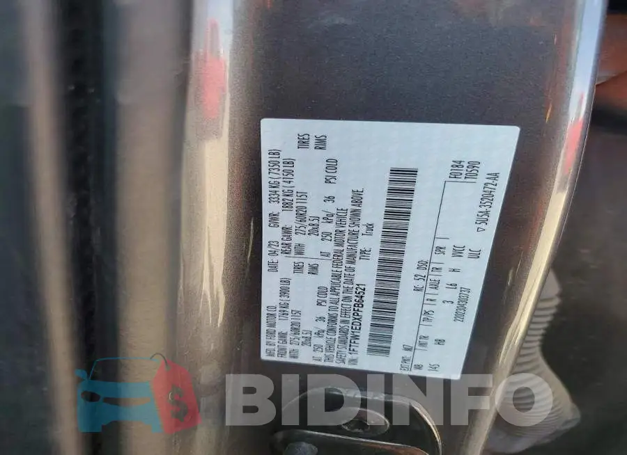 1FTFW1EDXPFB64521 Photo# 13