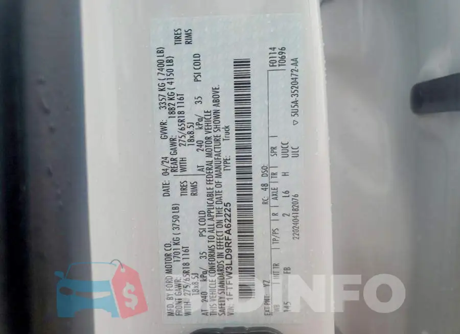 1FTFW3LD9RFA62225 Photo# 12