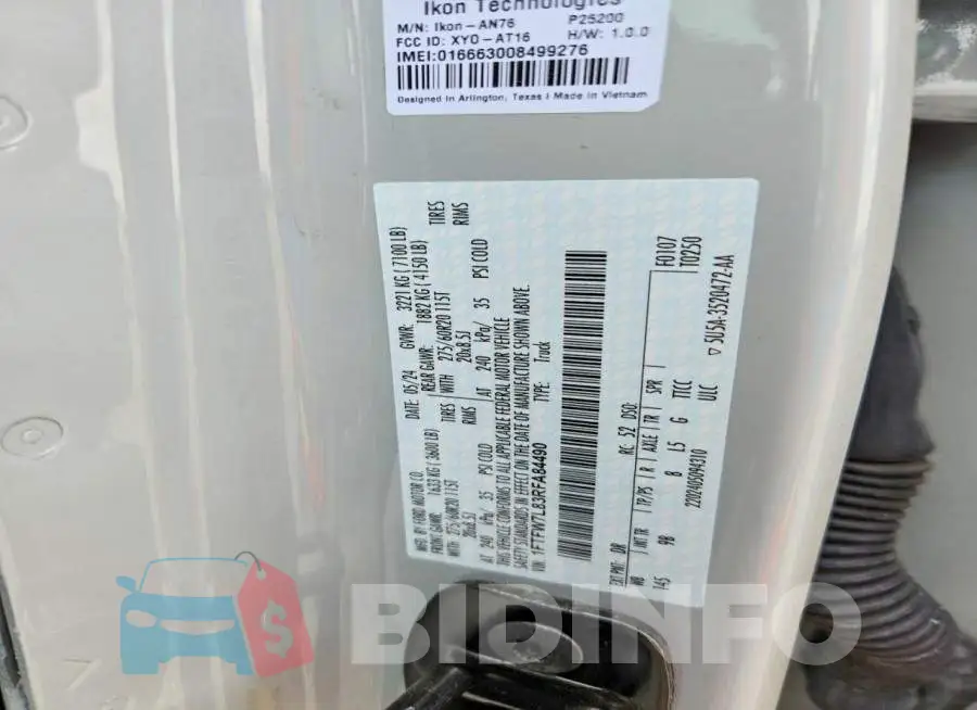 1FTFW7L83RFA84490 Photo# 12