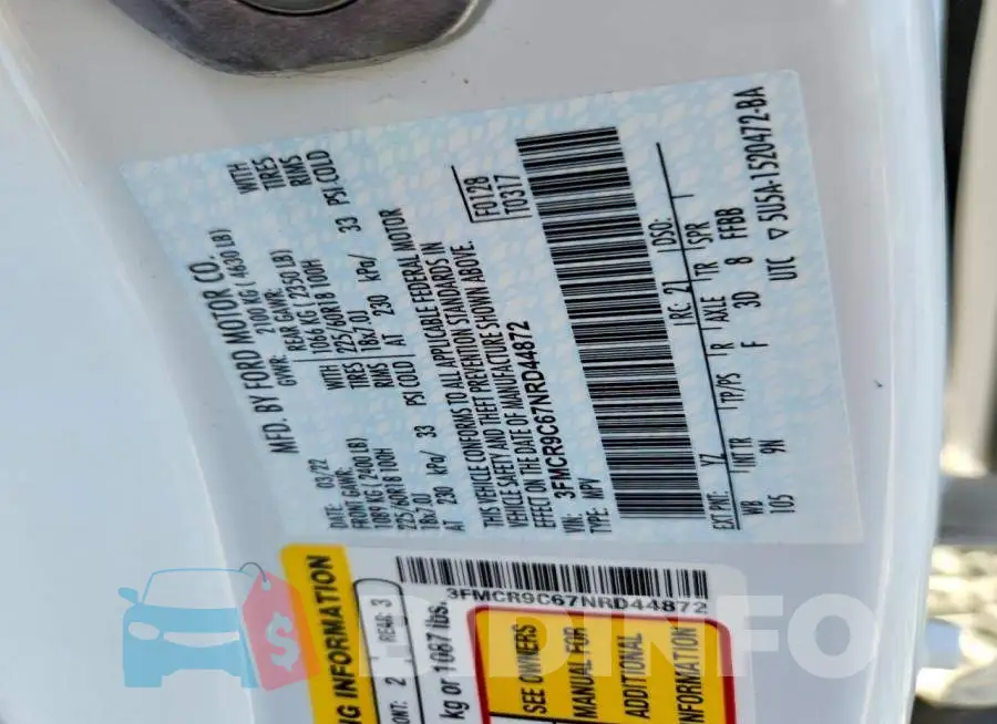 3FMCR9C67NRD44872 Photo# 13