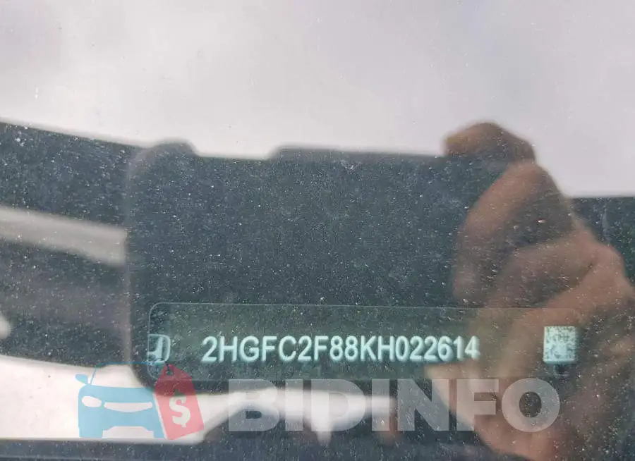 2HGFC2F88KH022614 Photo# 13