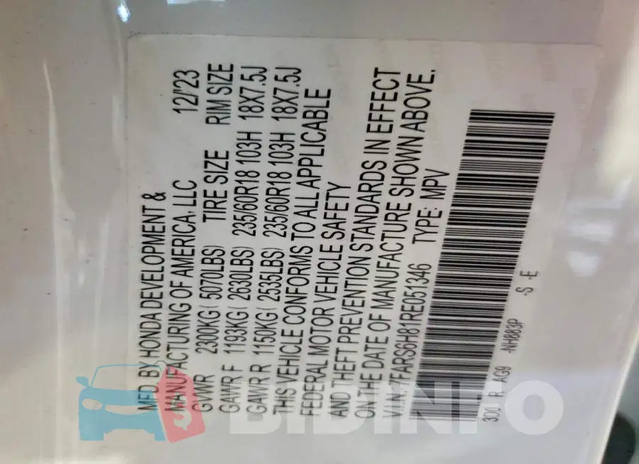7FARS6H81RE051346 Photo# 13