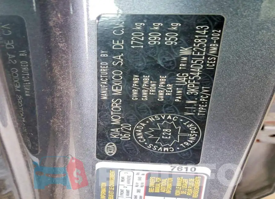 3KPF54AD5LE258143 Photo# 13