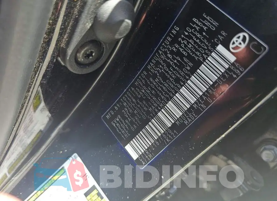 5YFB4MDE7RP084542 Photo# 10