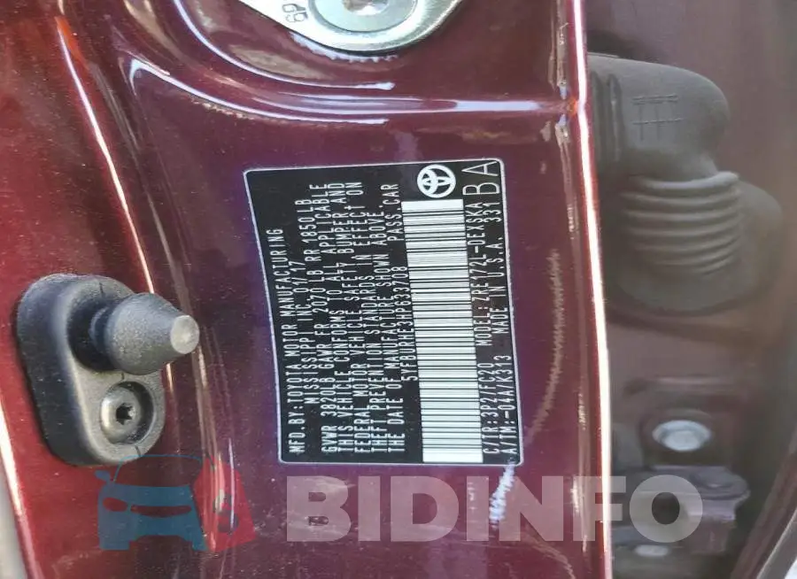 5YFBURHE3HP633708 Photo# 12