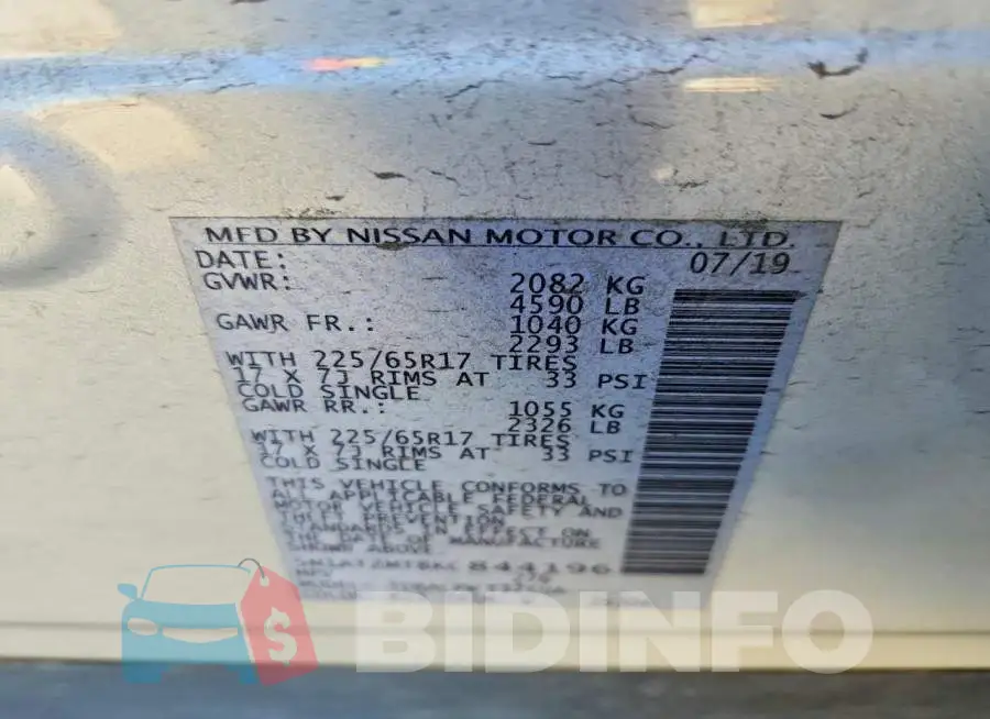 5N1AT2MT8KC844196 Photo# 13