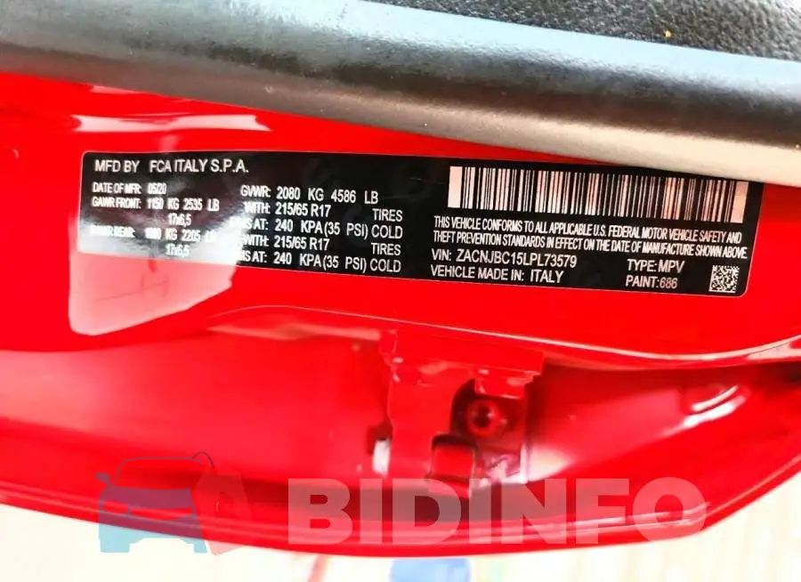 ZACNJBC15LPL73579 Photo# 13