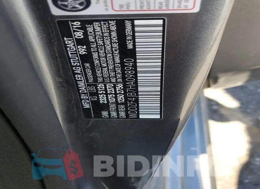 WDDZF4JB7HA098940 Photo# 12