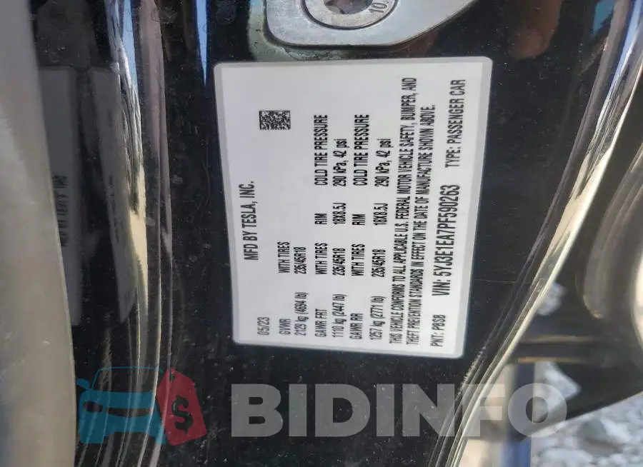 5YJ3E1EA7PF590263 Photo# 12