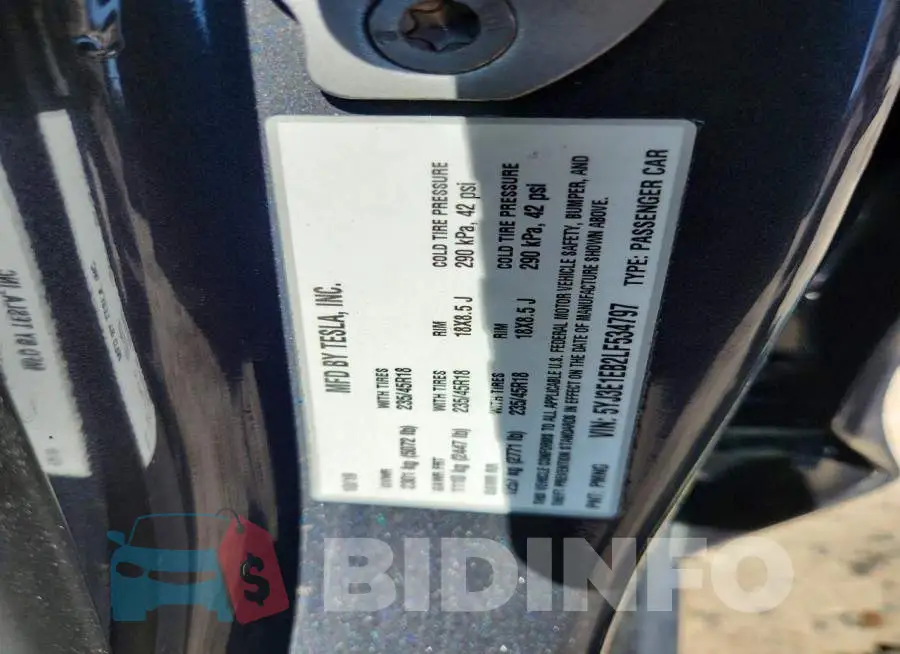 5YJ3E1EB2LF534797 Photo# 12