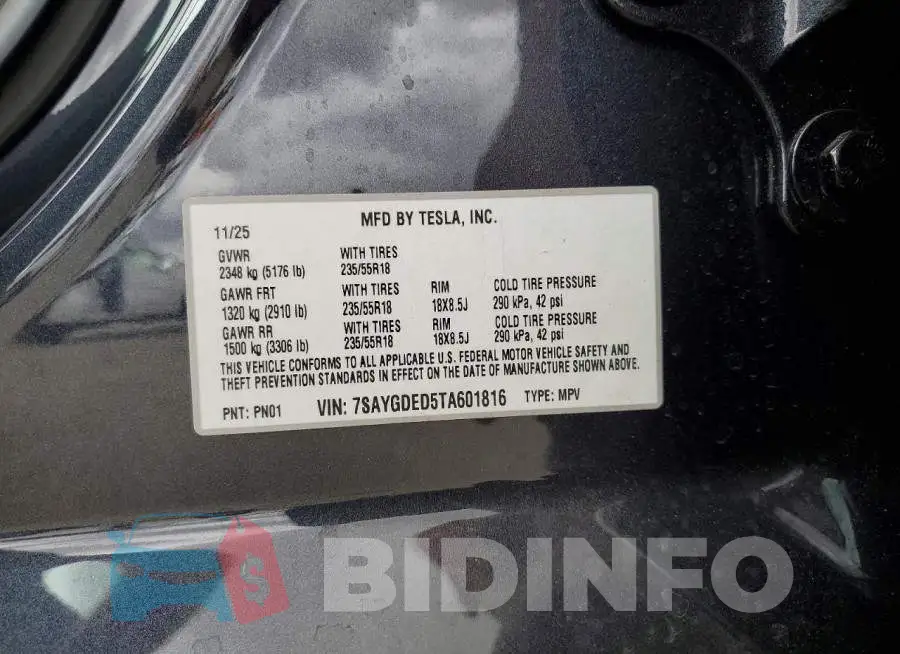 7SAYGDED5TA601816 Photo# 13