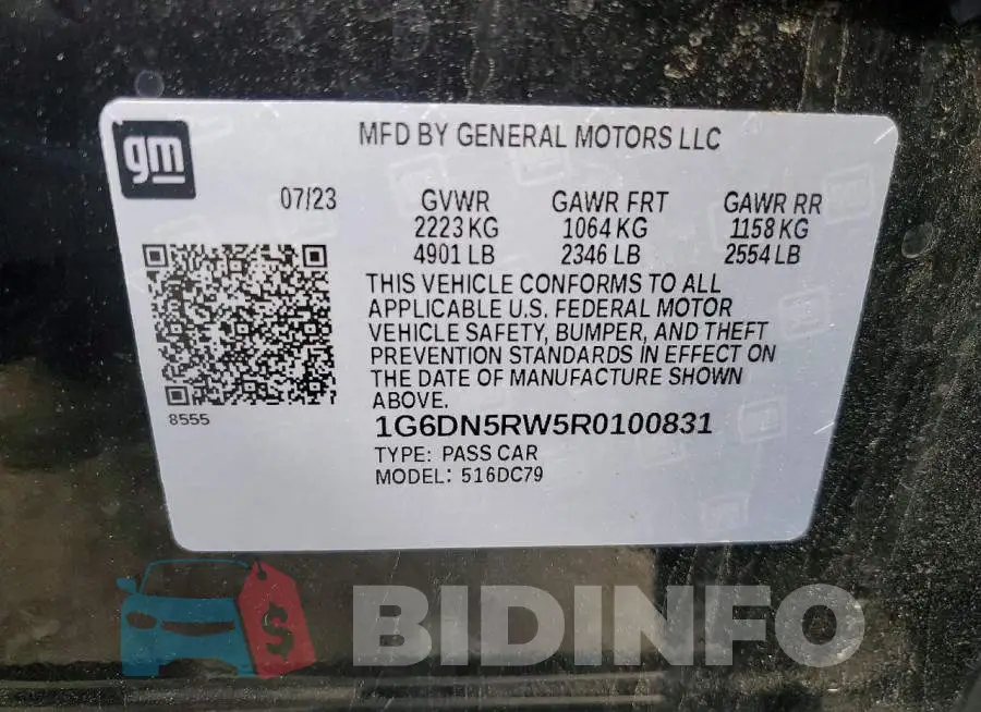 1G6DN5RW5R0100831 Photo# 12