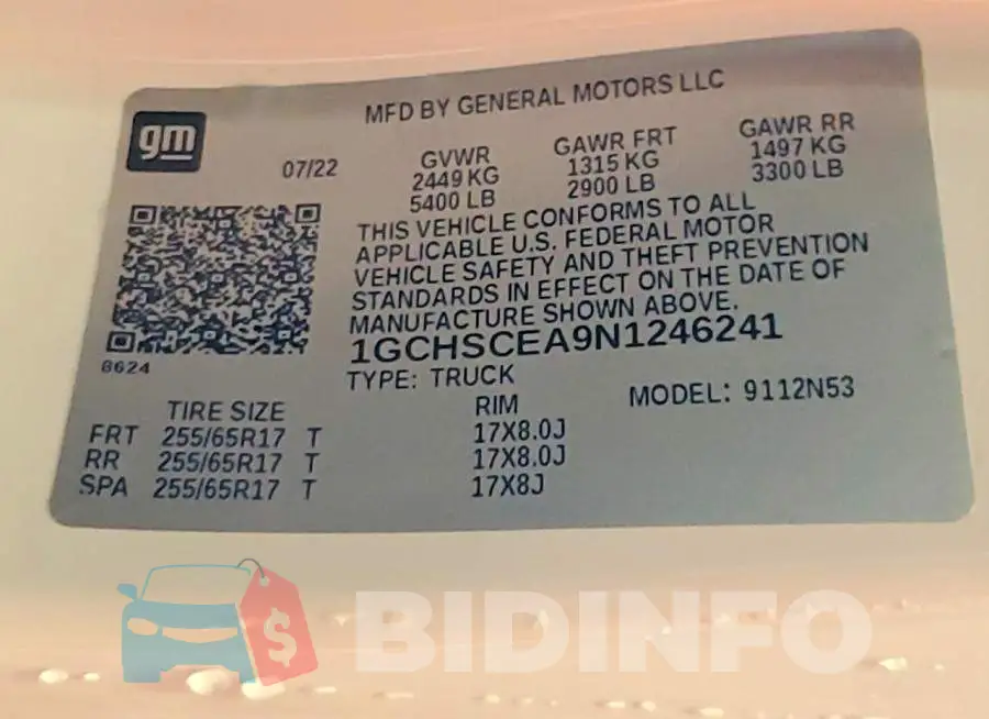 1GCHSCEA9N1246241 Photo# 13