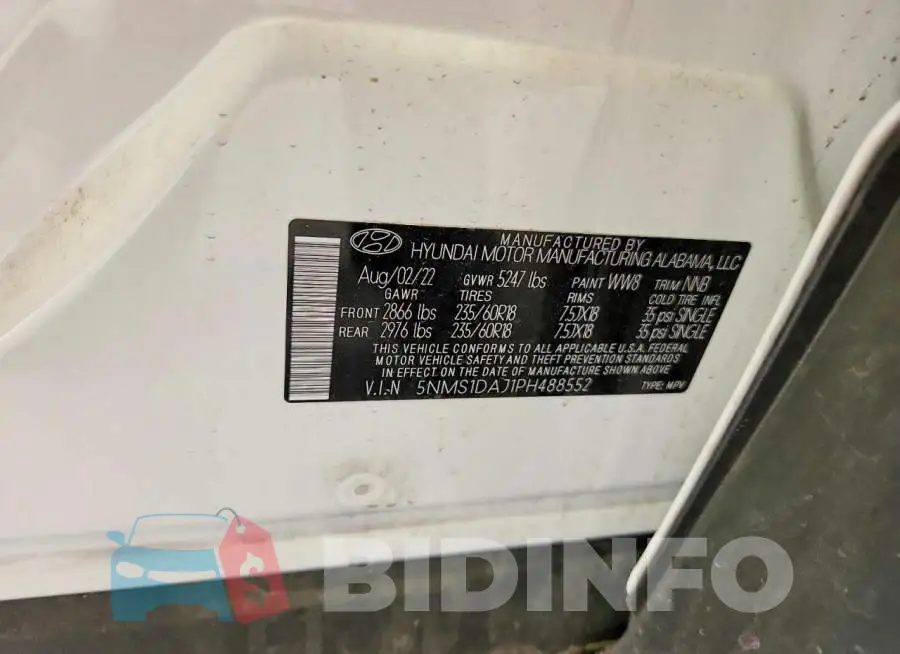 5NMS1DAJ1PH488552 Photo# 13