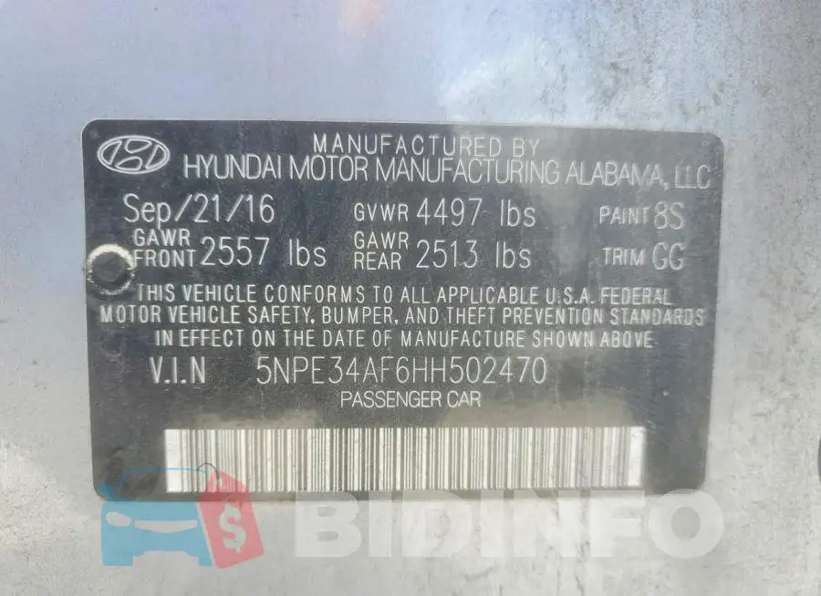 5NPE34AF6HH502470 Photo# 12