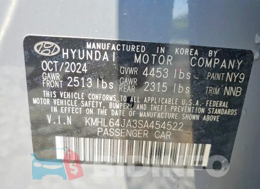 KMHL64JA3SA454522 Photo# 13