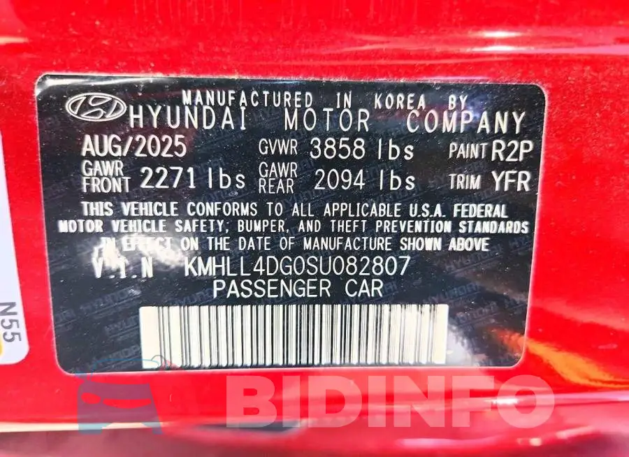 KMHLL4DG0SU082807 Photo# 12