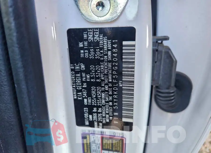 5XYRKDLF5PG204841 Photo# 12