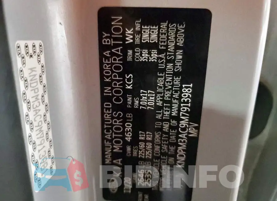 KNDPM3AC9M7913981 Photo# 12