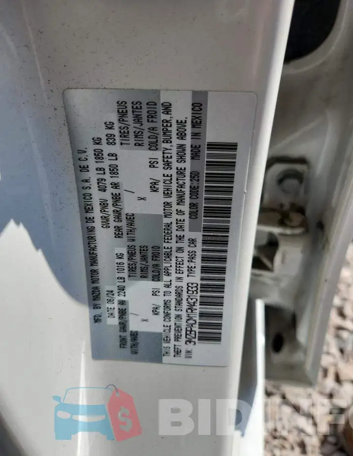 3MZBPACM1RM431933 Photo# 13