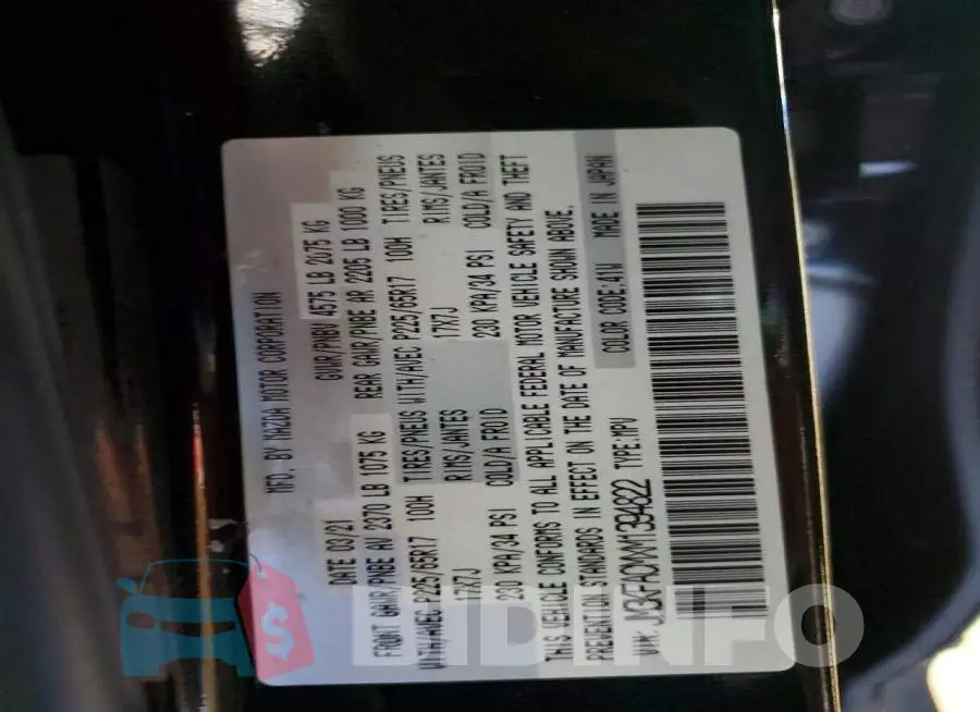 JM3KFACMXM1394822 Photo# 12