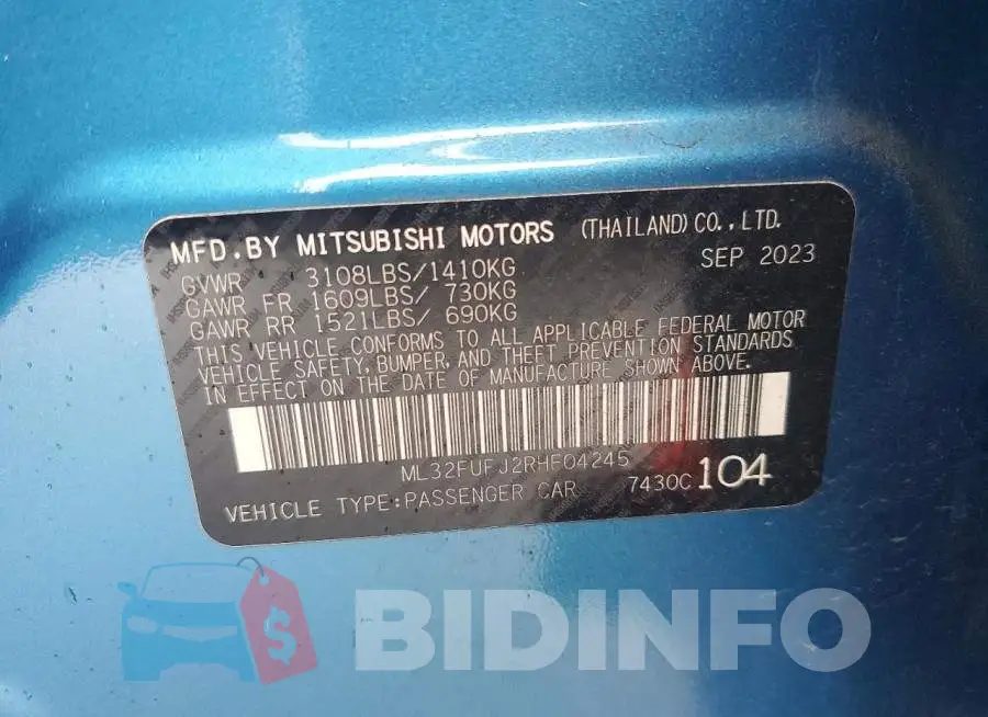 ML32FUFJ2RHF04245 Photo# 12
