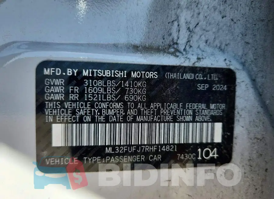 ML32FUFJ7RHF14821 Photo# 12