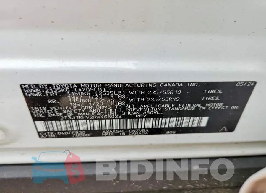 2T3J1RFV2RW465039 Photo# 12