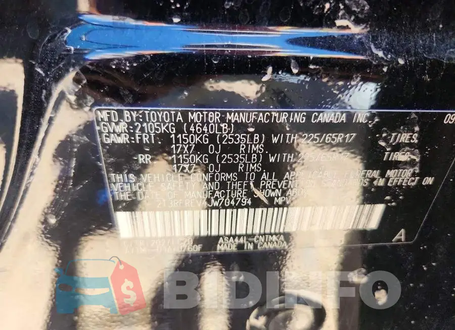 2T3RFREV4JW704794 Photo# 12
