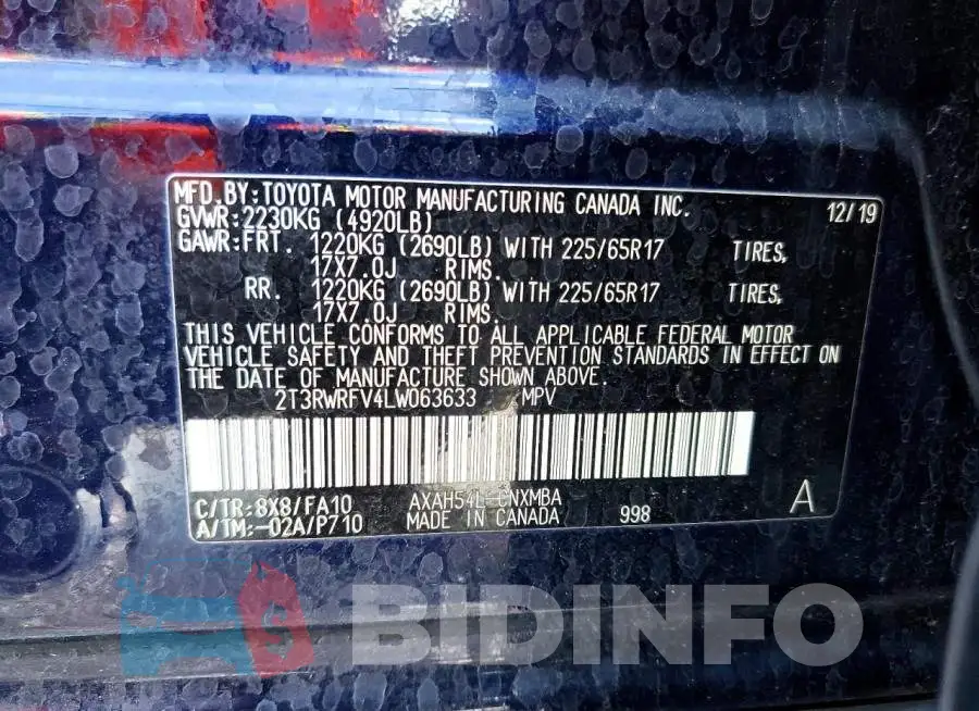 2T3RWRFV4LW063633 Photo# 14