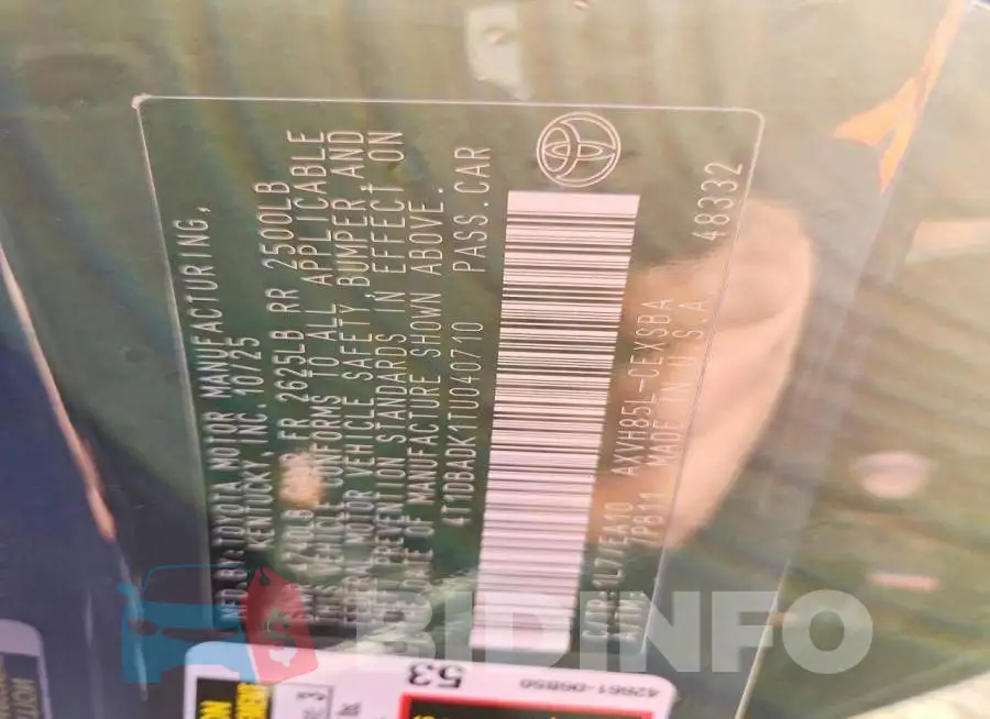 4T1DBADK1TU040710 Photo# 12