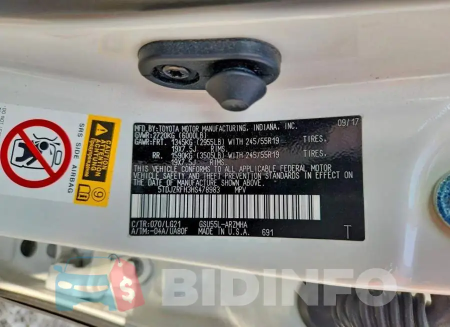 5TDJZRFH3HS478983 Photo# 13