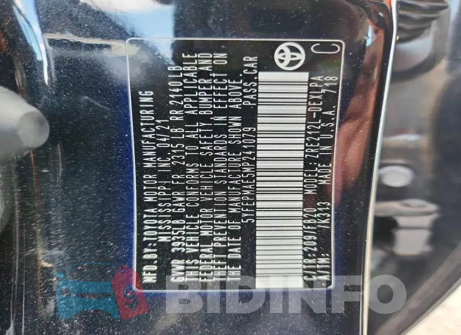 5YFEPMAE5MP241079 Photo# 12