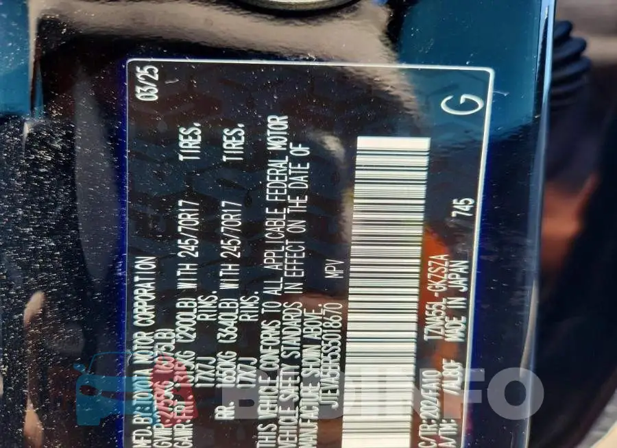 JTEVA5BR5S5018670 Photo# 12