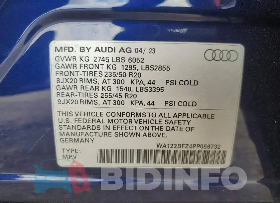 WA122BFZ4PP059732 Photo# 14