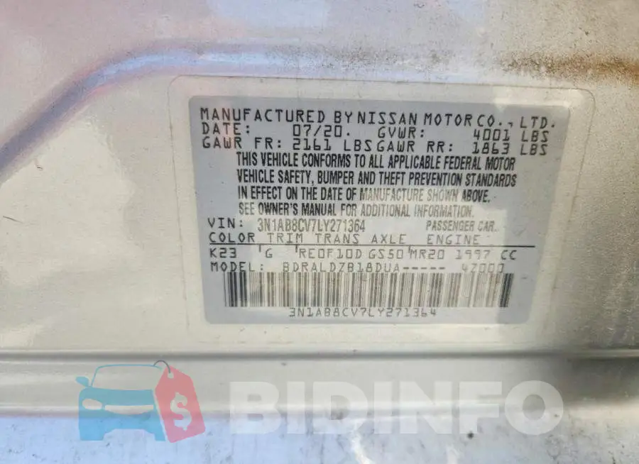 3N1AB8CV7LY271364 Photo# 12
