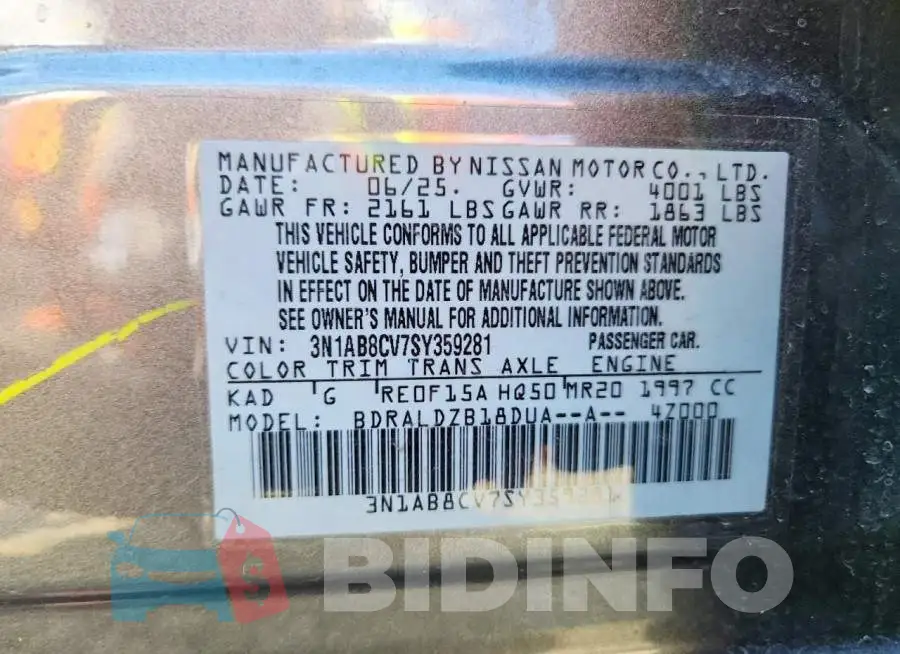 3N1AB8CV7SY359281 Photo# 12