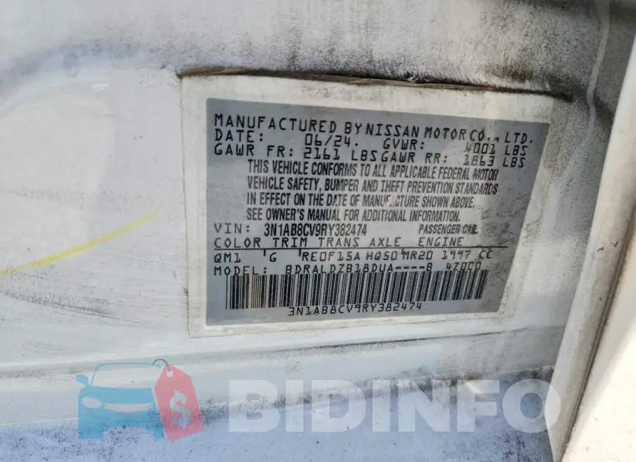3N1AB8CV9RY382474 Photo# 13
