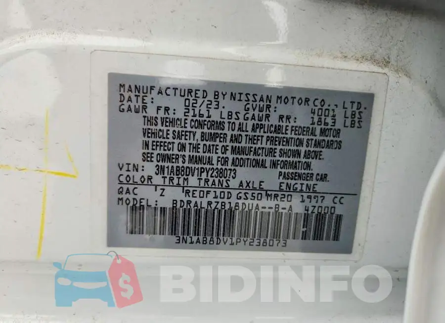 3N1AB8DV1PY238073 Photo# 13