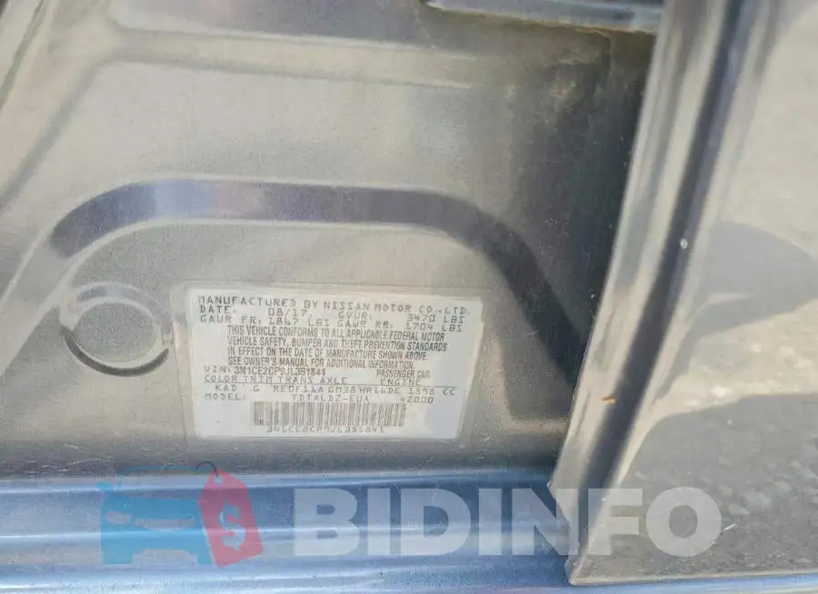 3N1CE2CP9JL351841 Photo# 12