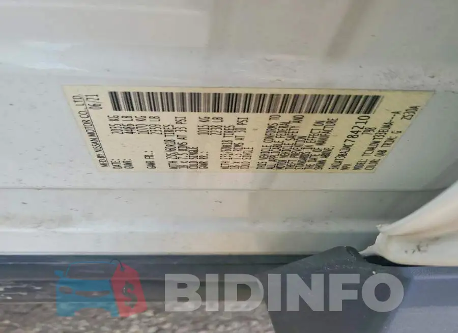 5N1AT3BA1MC784210 Photo# 13