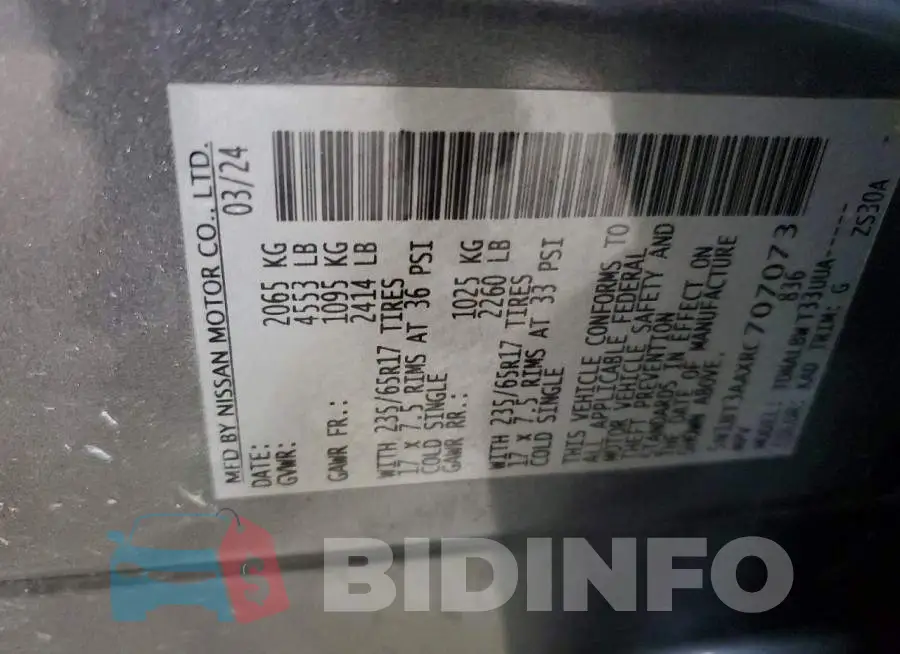 5N1BT3AAXRC707073 Photo# 14