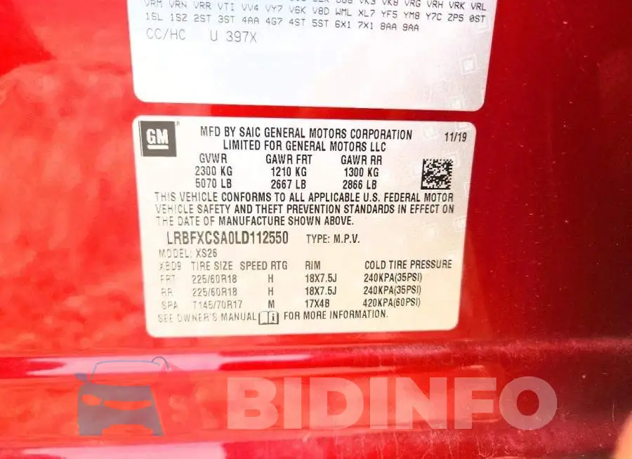 LRBFXCSA0LD112550 Photo# 12