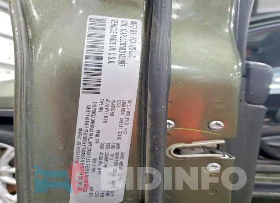 1C4PJLCB7MD183907 Photo# 13
