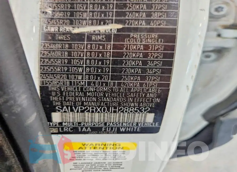 SALVP2RX0JH288532 Photo# 13