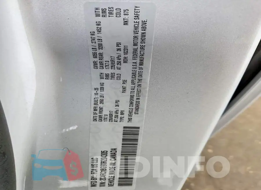 2C4RC1BG9TR204305 Photo# 13