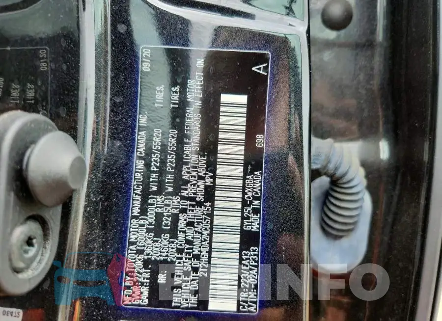 2T2HGMDA2MC057154 Photo# 12